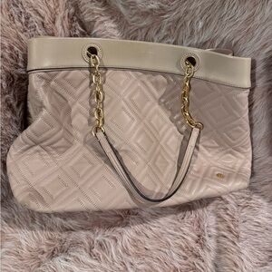 Tory Burch Quilted Pink Shoulder Bag